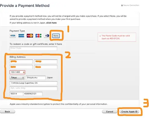 日本app store账号，注册需要信用卡