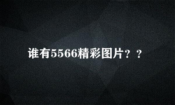 谁有5566精彩图片？？