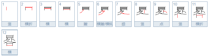 晷的读音