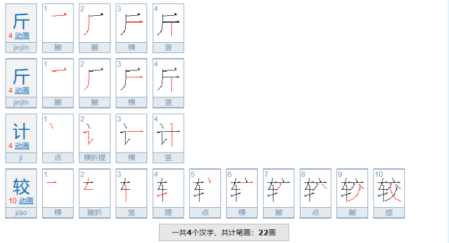 斤斤，成语是什么，读音是什么？