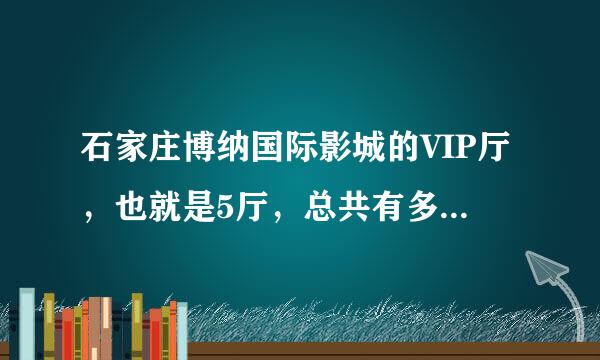 石家庄博纳国际影城的VIP厅，也就是5厅，总共有多少座位，几排啊？