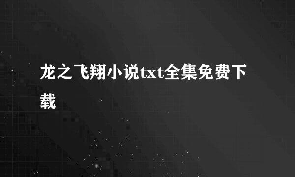 龙之飞翔小说txt全集免费下载