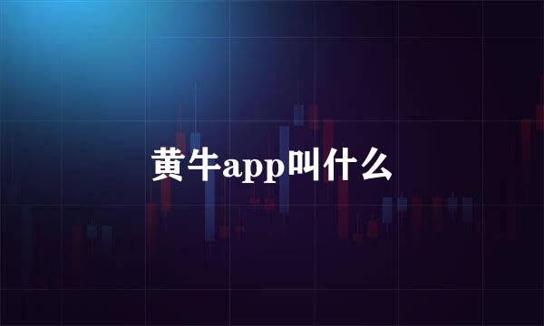 黄牛app叫什么