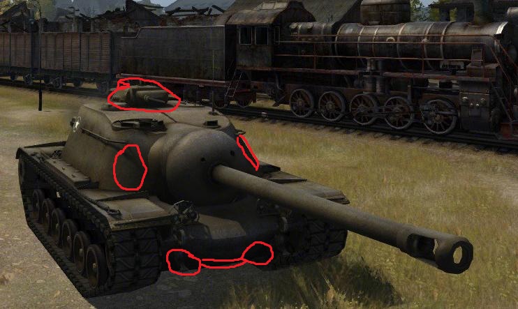 坦克世界t110e3弱点在哪啊 E75的炮打哪？