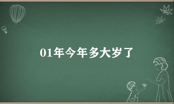 01年今年多大岁了