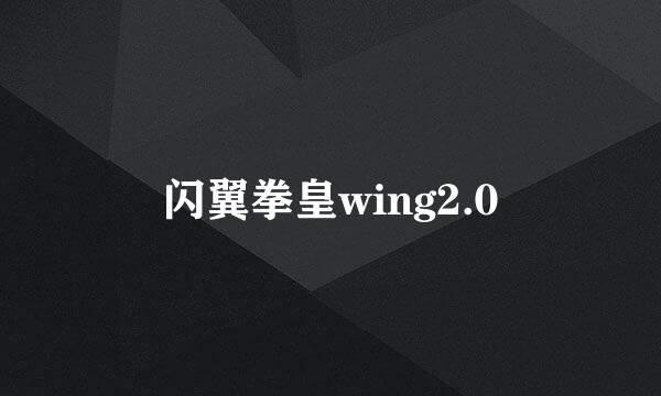 闪翼拳皇wing2.0