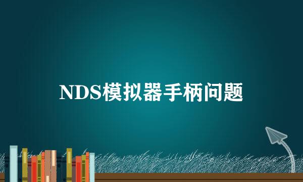 NDS模拟器手柄问题