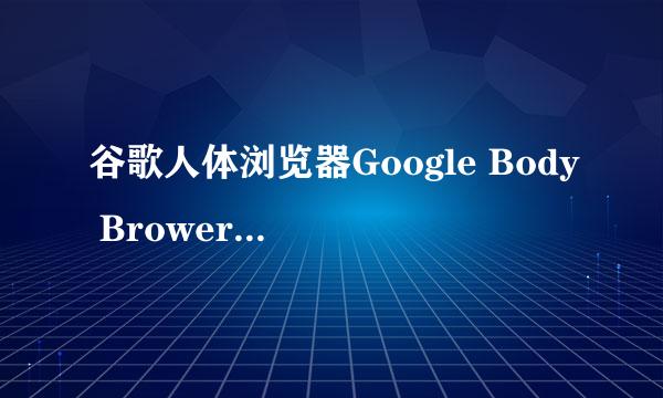 谷歌人体浏览器Google Body Brower那里下载？？？？？？？