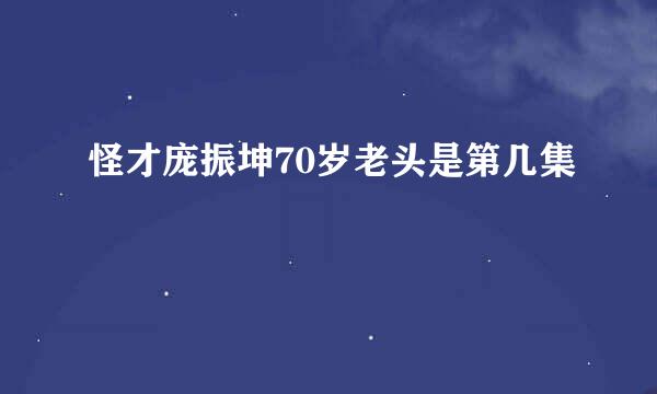 怪才庞振坤70岁老头是第几集