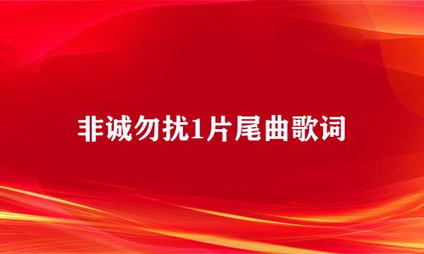 非诚勿扰1片尾曲歌词