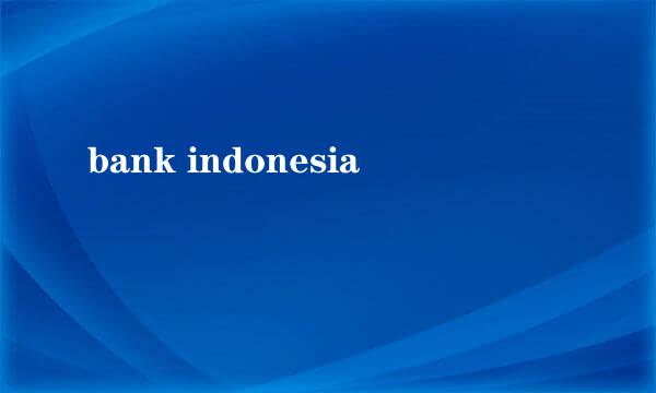 bank indonesia