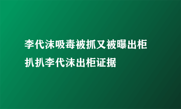 李代沫吸毒被抓又被曝出柜 扒扒李代沫出柜证据