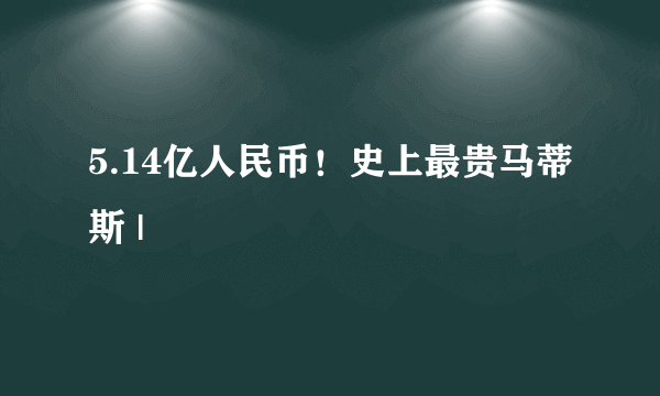 5.14亿人民币！史上最贵马蒂斯 |