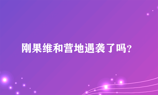 刚果维和营地遇袭了吗？