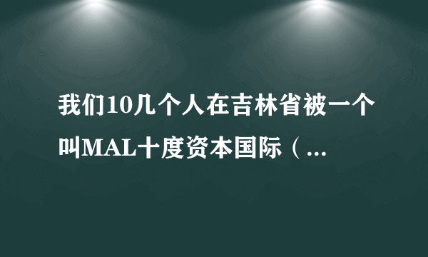 我们10几个人在吉林省被一个叫MAL十度资本国际（后期叫焱垚）公司的骗走700万元人民币，该如何立案？