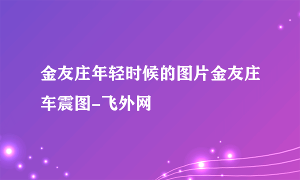 金友庄年轻时候的图片金友庄车震图-飞外网