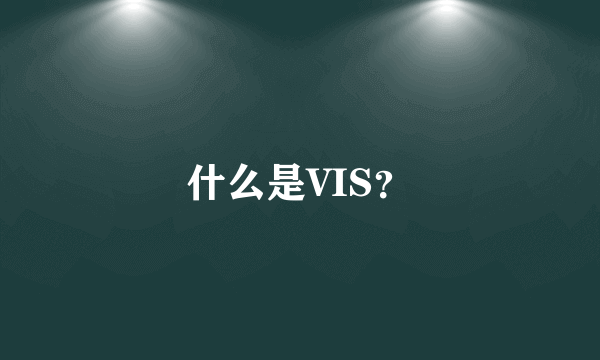 什么是VIS？