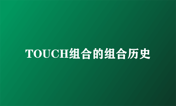 TOUCH组合的组合历史