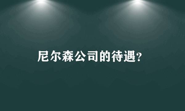 尼尔森公司的待遇？