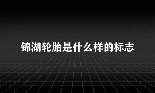 锦湖轮胎是什么样的标志