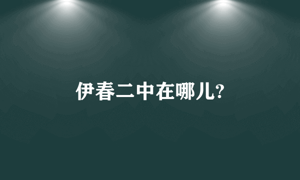 伊春二中在哪儿?