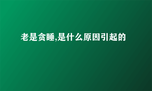 老是贪睡,是什么原因引起的