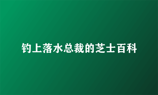 钓上落水总裁的芝士百科