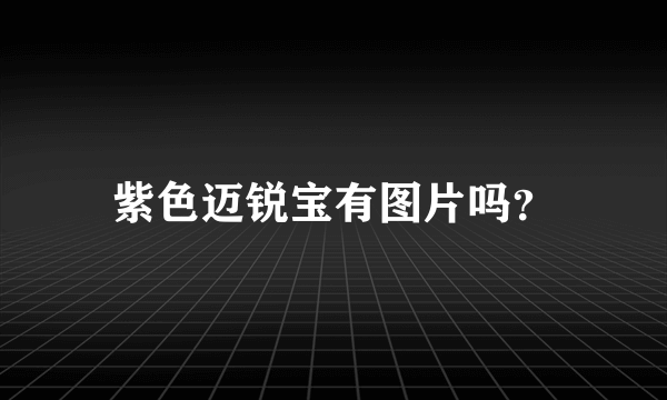 紫色迈锐宝有图片吗？