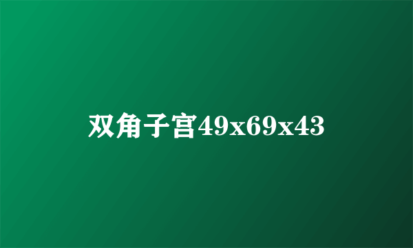 双角子宫49x69x43