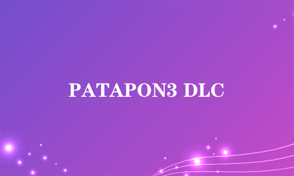 PATAPON3 DLC