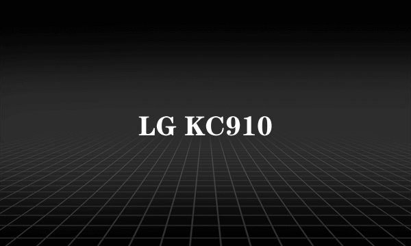 LG KC910