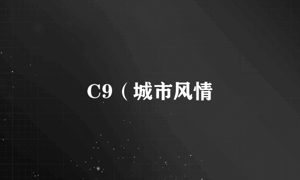 C9（城市风情