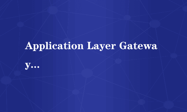 Application Layer Gateway Service